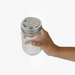 Stainless Steel Drinking Jar Lid