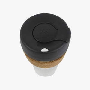 Glass and Cork Reusable Beverage Cup