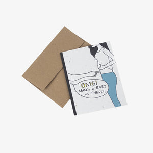 Plantable Greeting Card: Baby in There
