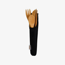 Load image into Gallery viewer, Reusable Bamboo Cutlery Set