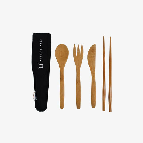 Reusable Bamboo Cutlery Set