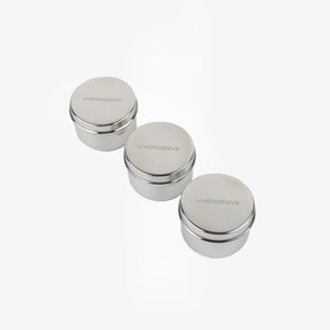 Stainless Steel Mini Food Containers - 3 pk