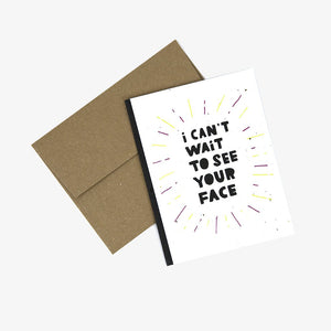 Plantable Greeting Card: I Can't Wait