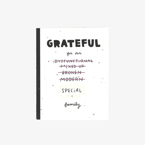 Plantable Greeting Card: Grateful for our "Special" Family