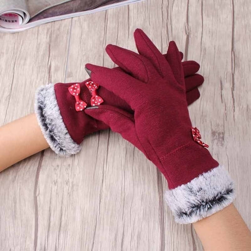 Women Winter Gloves Warm Gloves Outdoor Driving Gloves Mittens Gift