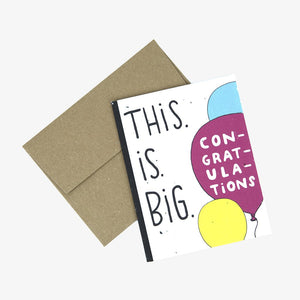 Plantable Greeting Card: This is Big